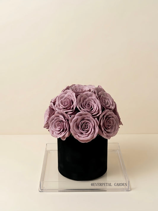 Velvet Heartbeat | Morandi Pink Soap Flower Bucket