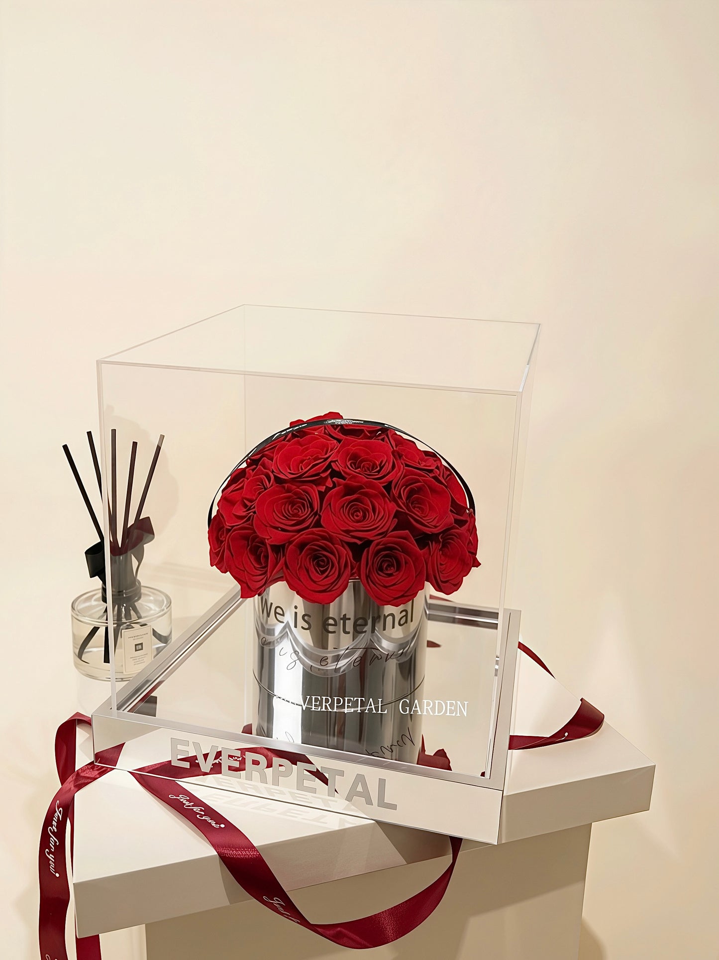 【Enduring Love】Preserved Red Rose Bucket