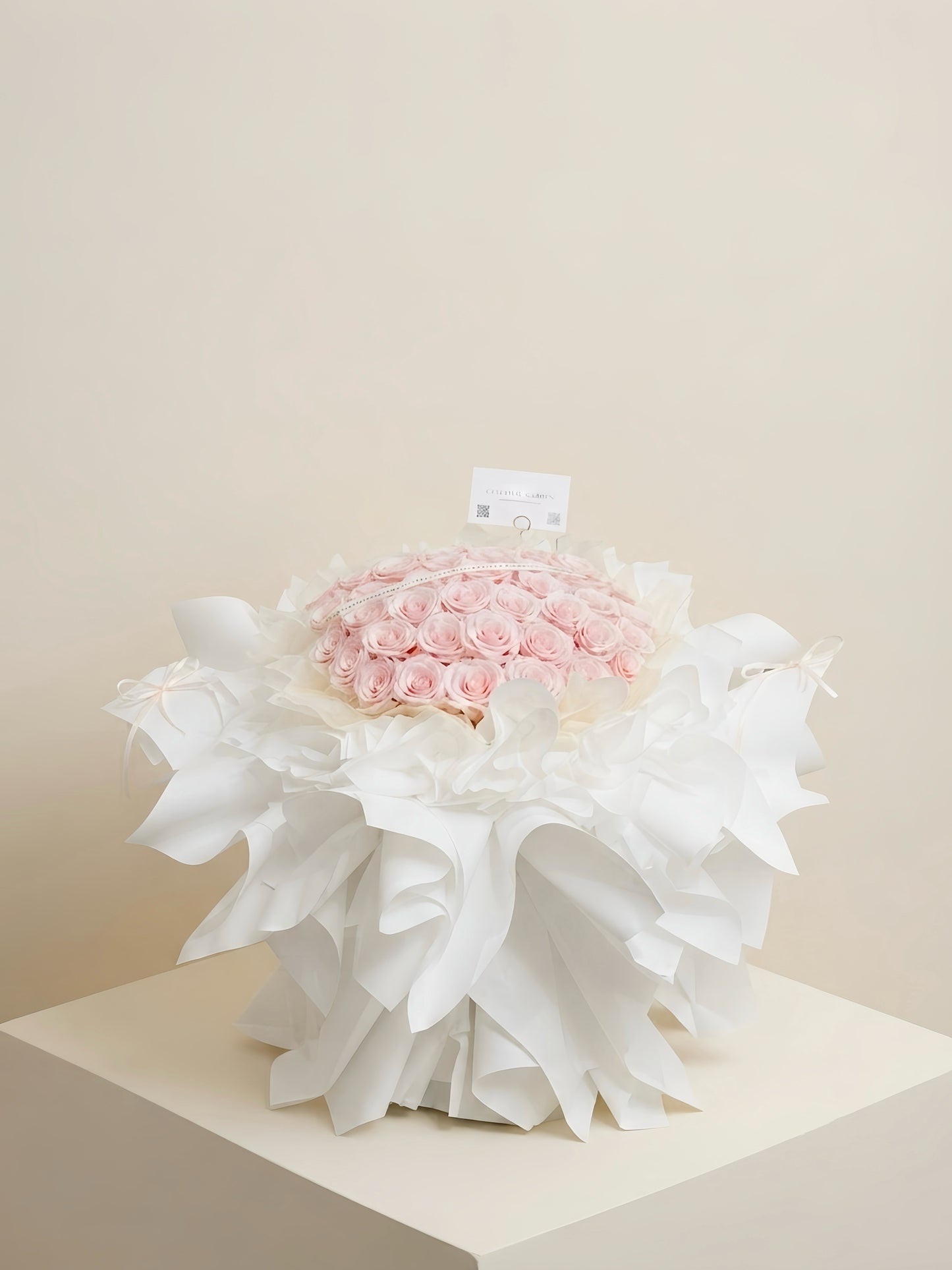 Grand Pink Soap Flower Giant Bouquet