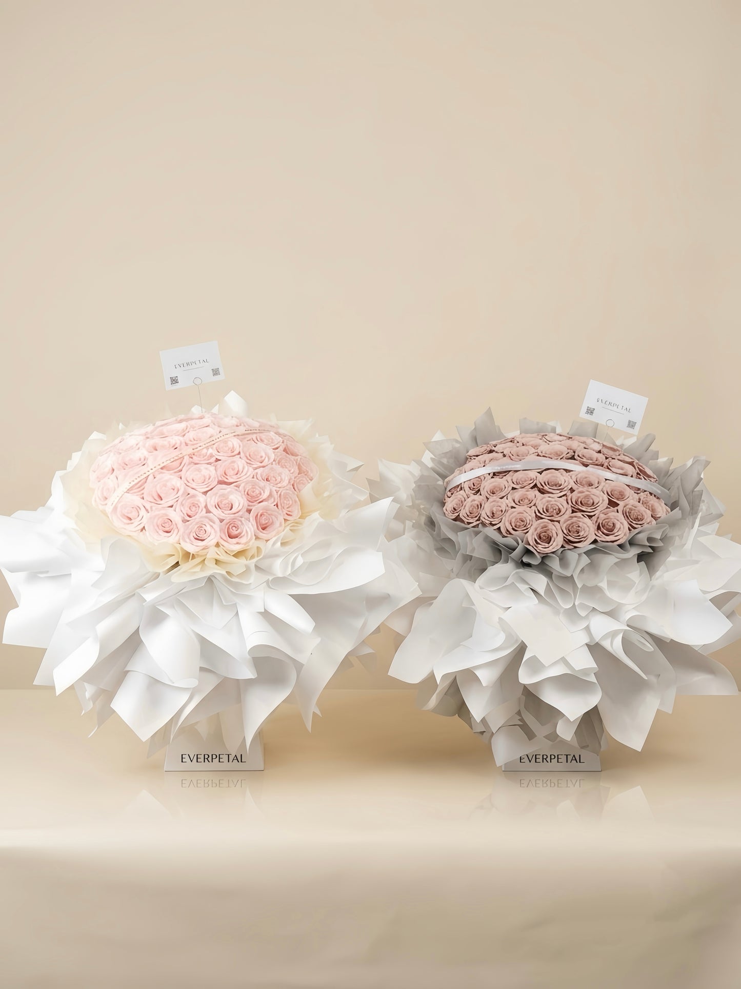 Grand Pink Soap Flower Giant Bouquet